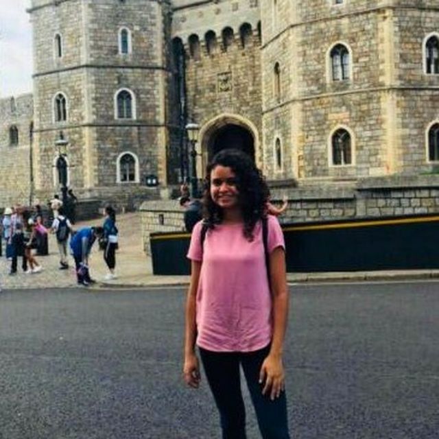 Hellen no Castelo de Windsor, Inglaterra